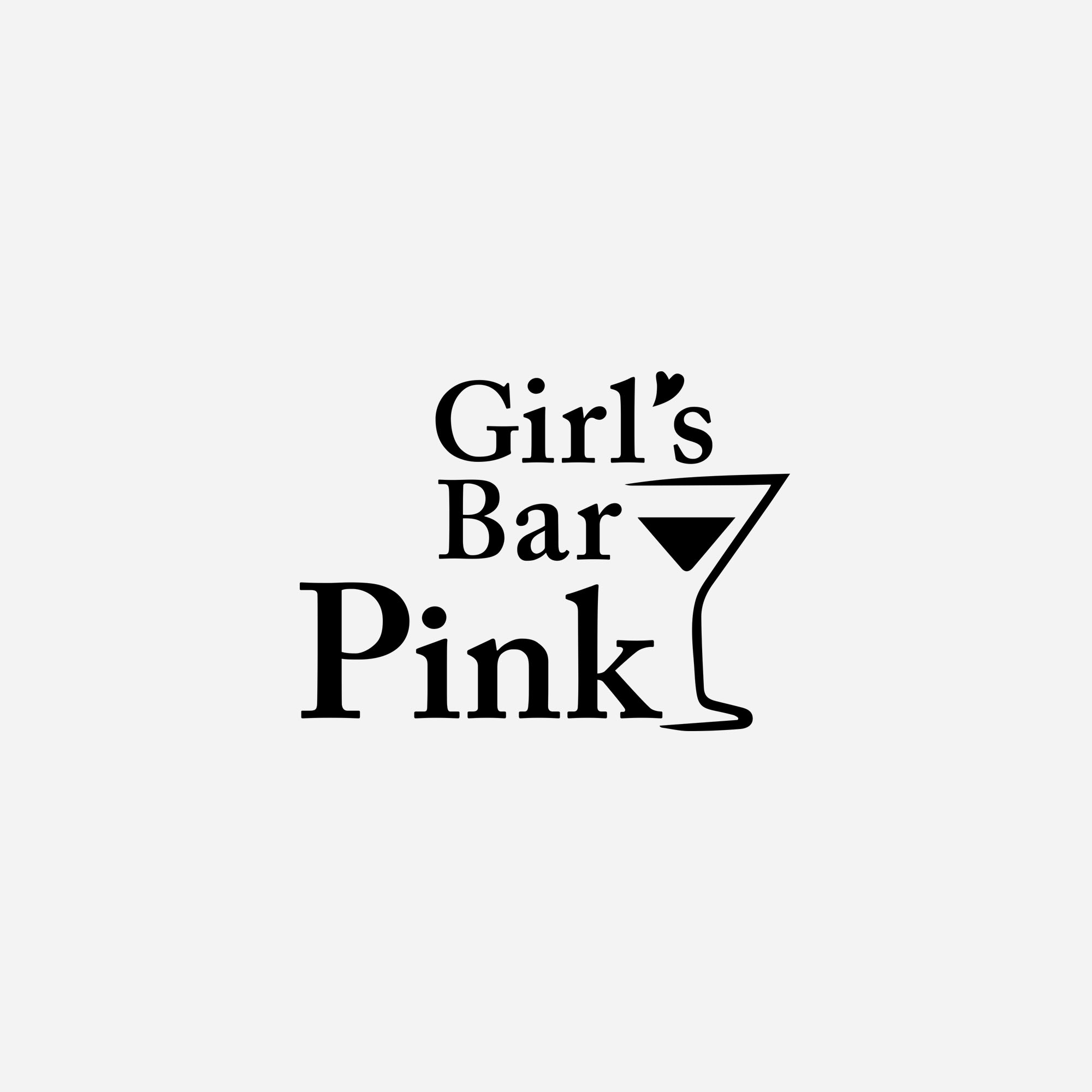 画像未登録時の代替え画像のGirl'sBar Pinkのロゴバナー